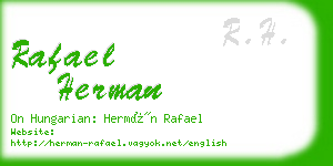 rafael herman business card